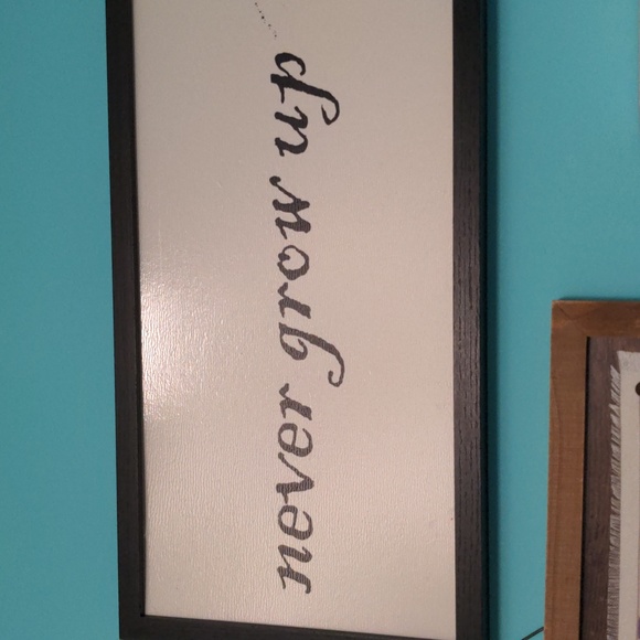 Never Grow Up sign - Picture 2 of 3